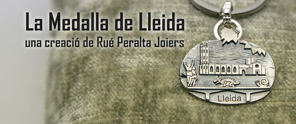 La medalla de Lleida, una creación exclusiva de Rué Peralta Joiers